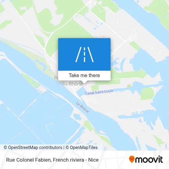 Rue Colonel Fabien map