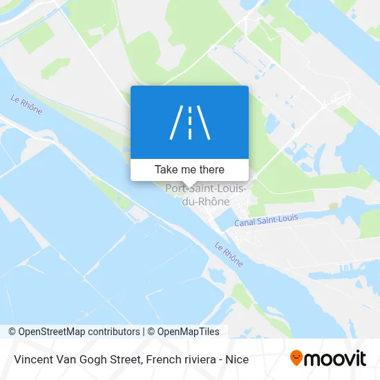 Mapa Rue Vincent Van Gogh