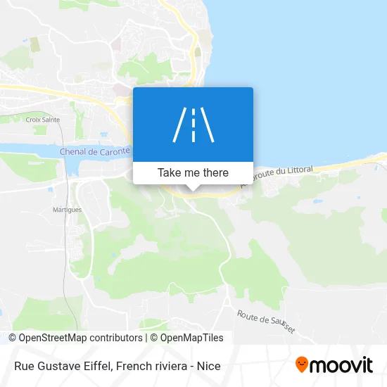 Mapa Rue Gustave Eiffel