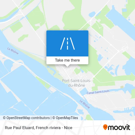 Mapa Rue Paul Eluard