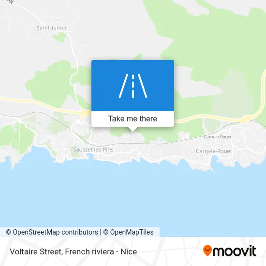 Rue Voltaire map