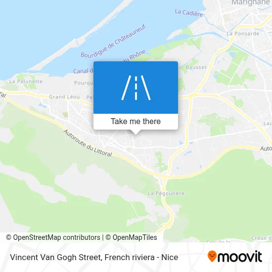 Rue Vincent Van Gogh map