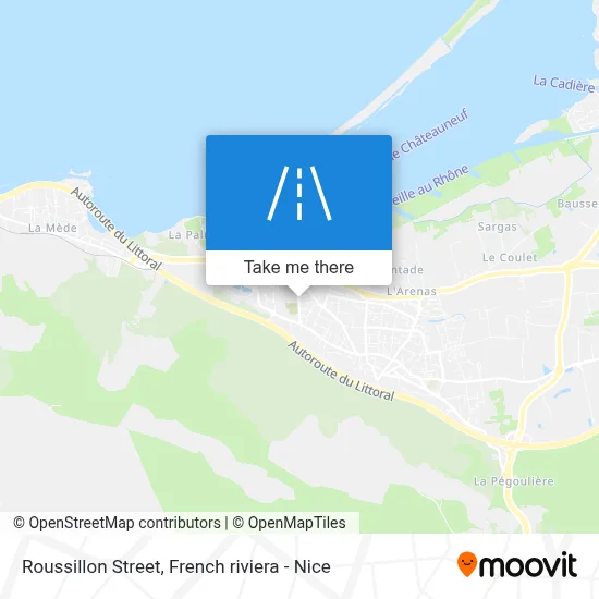 Rue Du Roussillon map