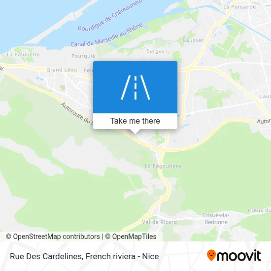 Mapa Rue Des Cardelines