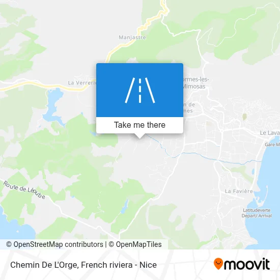 Chemin De L'Orge map