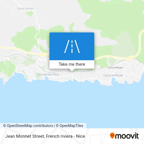 Mapa Rue Jean Monnet