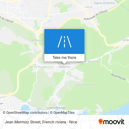 Mapa Rue Jean Mermoz