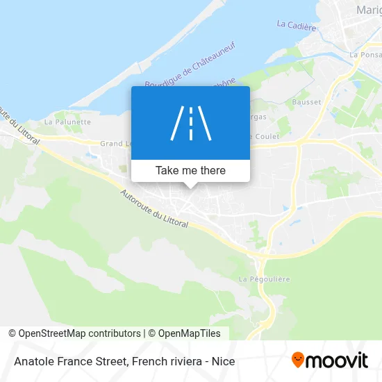 Rue Anatole France map