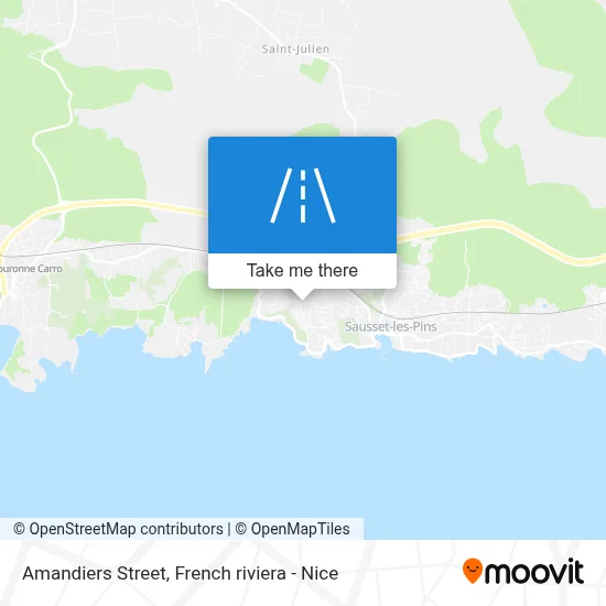 Rue Des Amandiers map