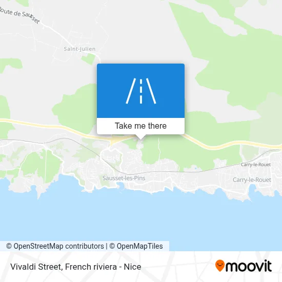 Rue Vivaldi map