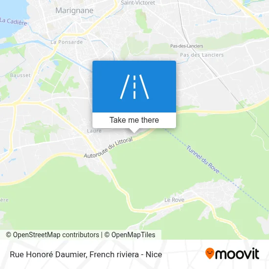 Rue Honoré Daumier map