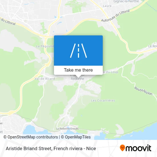 Rue Aristide Briand map