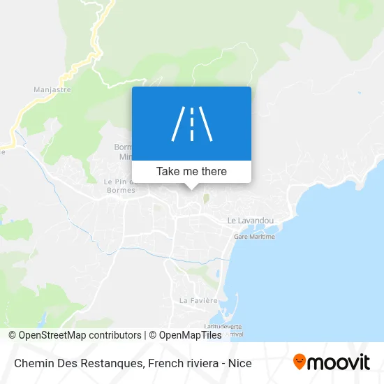 Chemin Des Restanques map