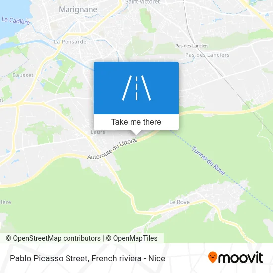 Mapa Rue Pablo Picasso