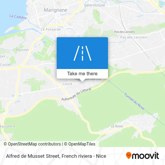 Rue Alfred De Musset map