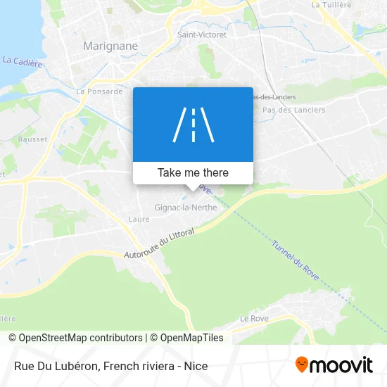 Rue Du Lubéron map