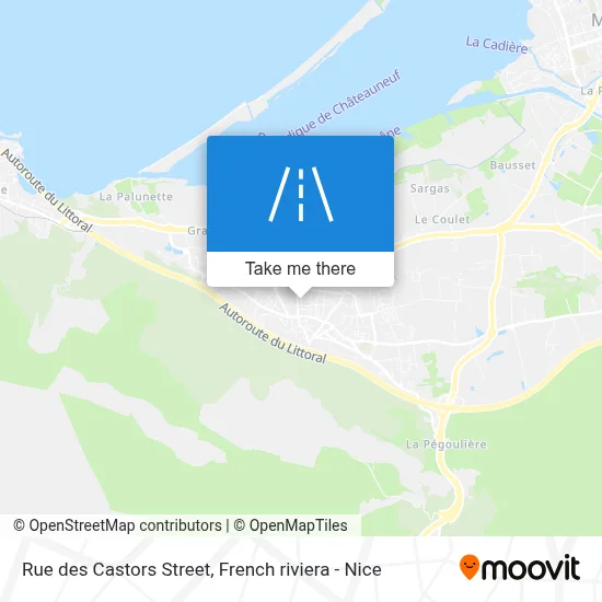 Rue Des Castors map