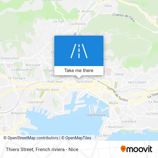 Mapa Rue Thiers