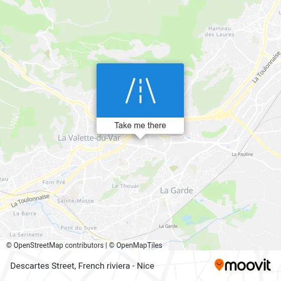 Mapa Rue Descartes