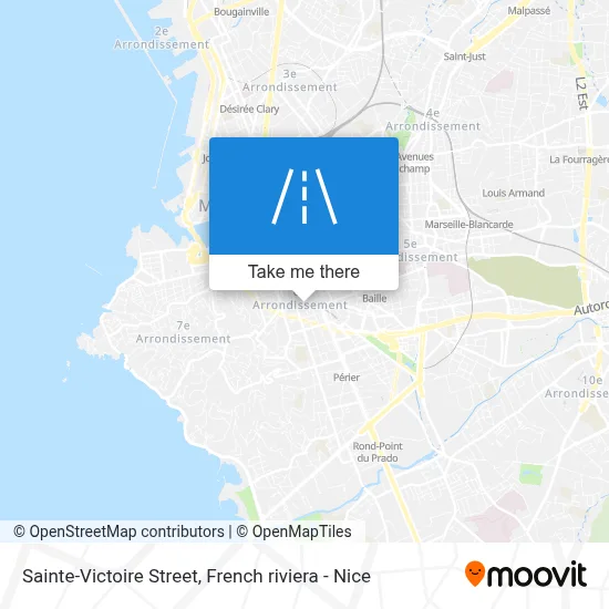 Rue Sainte-Victoire map