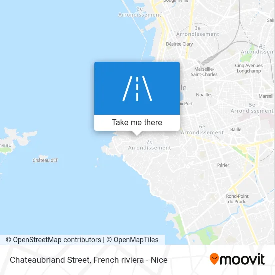 Rue Chateaubriand map