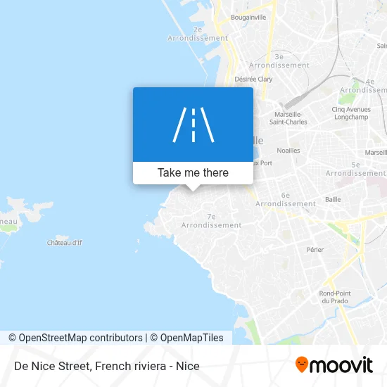 Mapa Rue De Nice