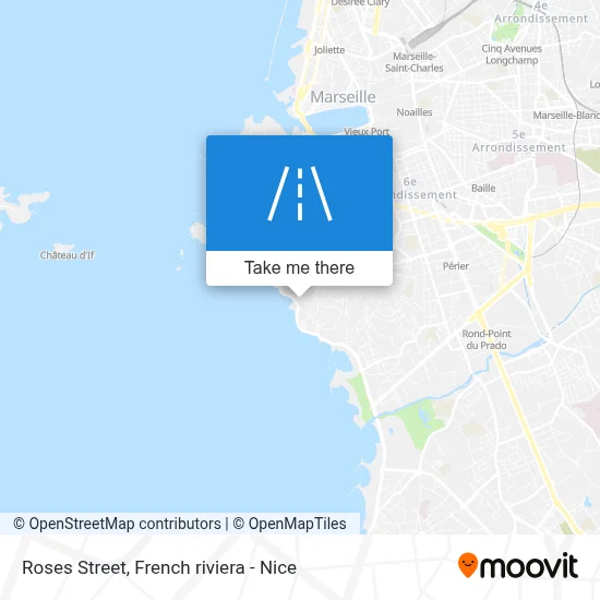 Mapa Rue Des Roses