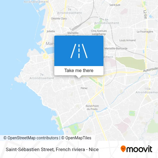 Rue Saint-Sébastien map