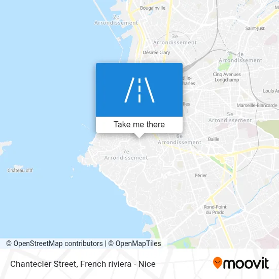 Mapa Rue Chantecler