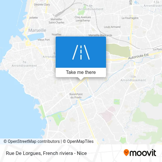 Mapa Rue De Lorgues