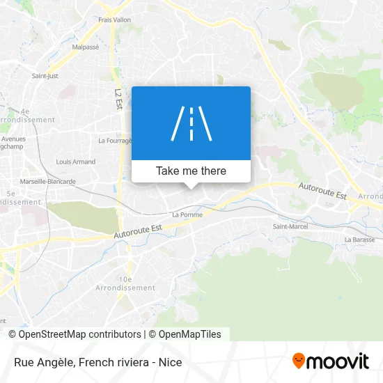 Rue Angèle map
