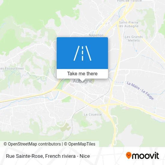 Mapa Rue Sainte-Rose