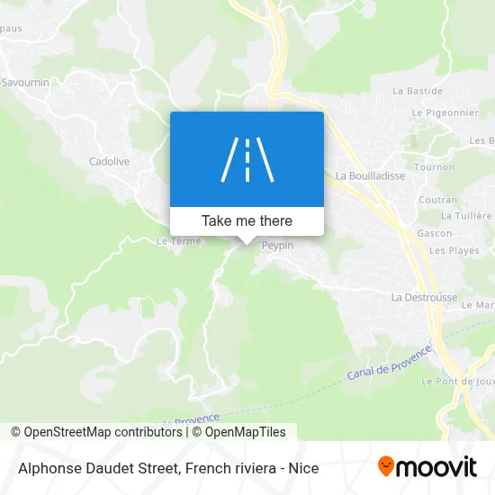 Mapa Rue Alphonse Daudet