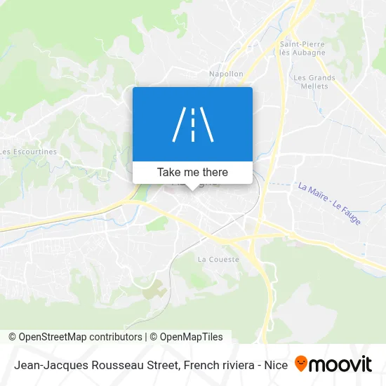 Rue Jean-Jacques Rousseau map