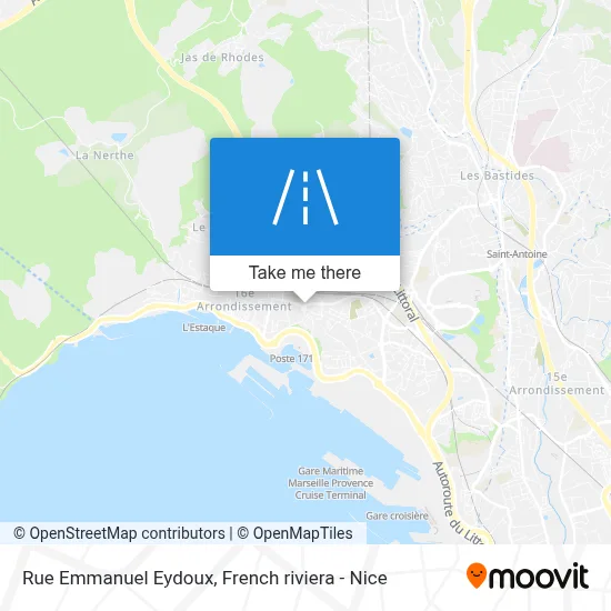 Rue Emmanuel Eydoux map