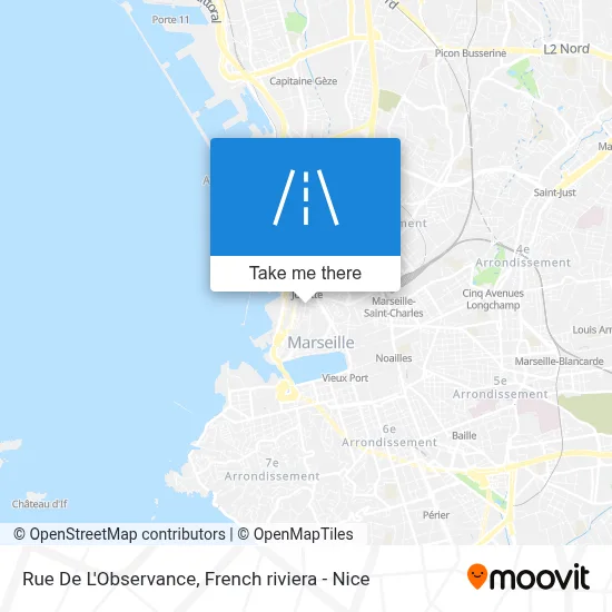 Rue De L'Observance map