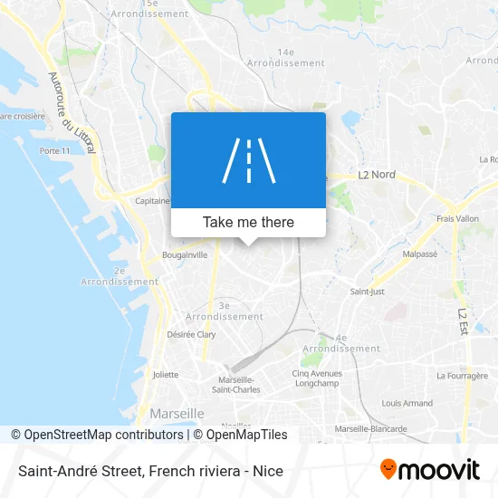 Rue Saint-André map
