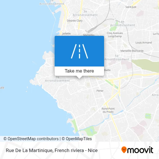 Rue De La Martinique map