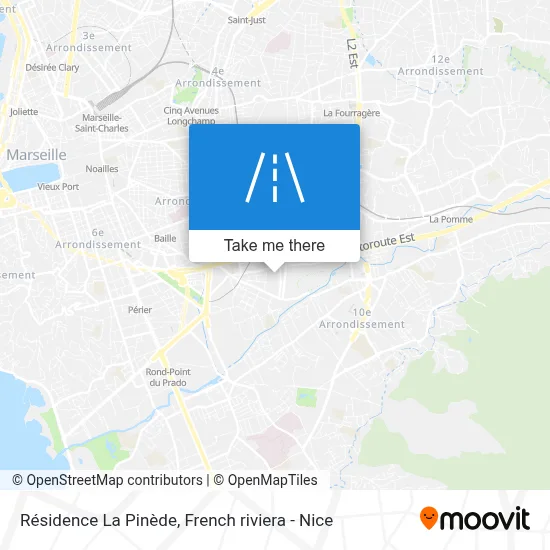 Résidence La Pinède map
