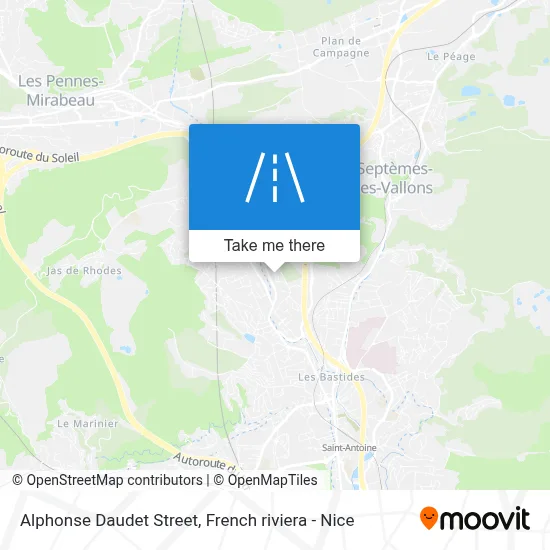 Rue Alphonse Daudet map