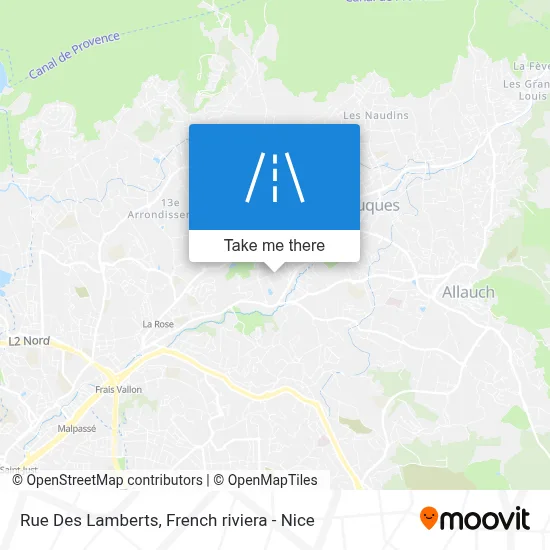 Rue Des Lamberts map