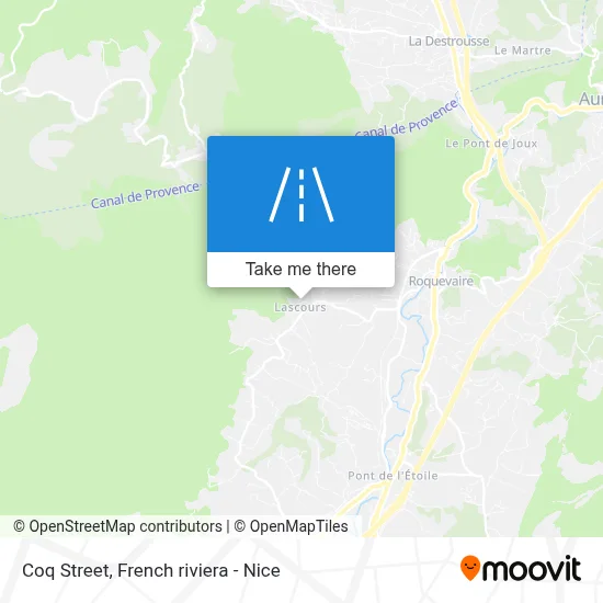 Rue Du Coq map