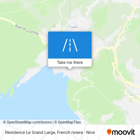 Résidence Le Grand Large map