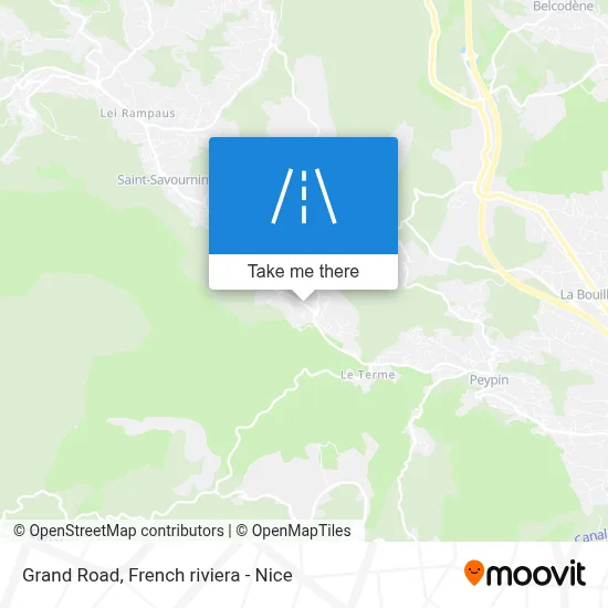 Grand'Route map
