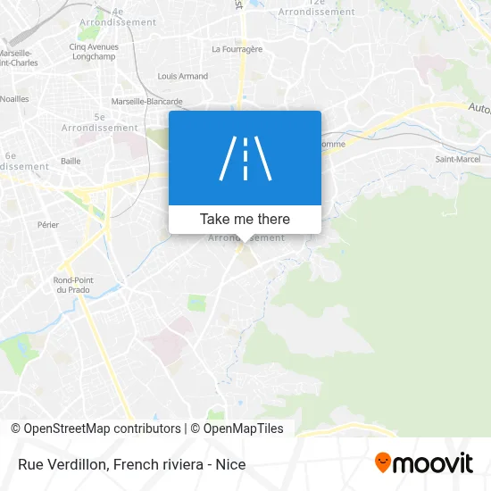 Rue Verdillon map