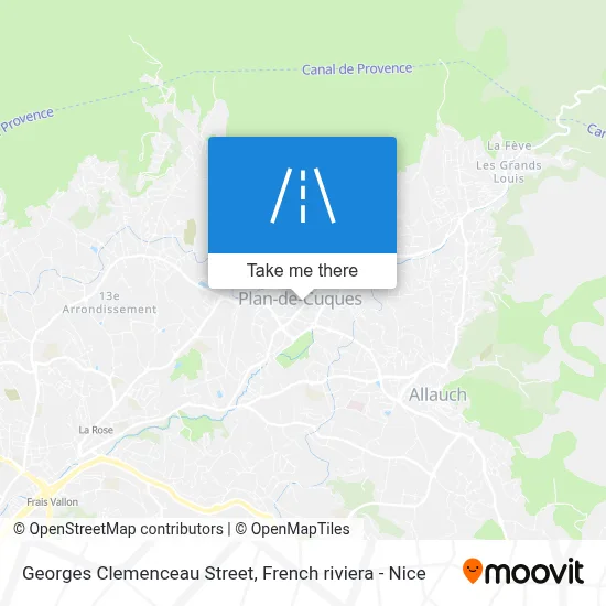 Rue Georges Clemenceau map