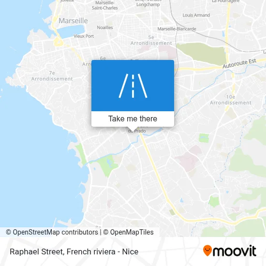 Rue Raphaël map