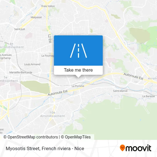 Rue Des Myosotis map