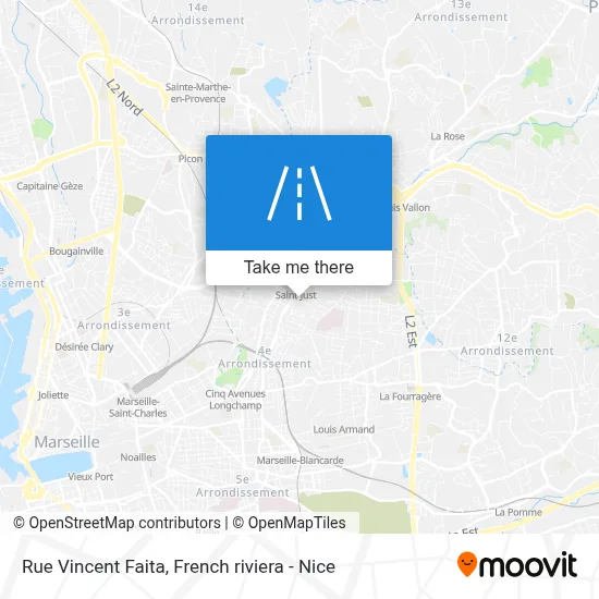 Rue Vincent Faita map