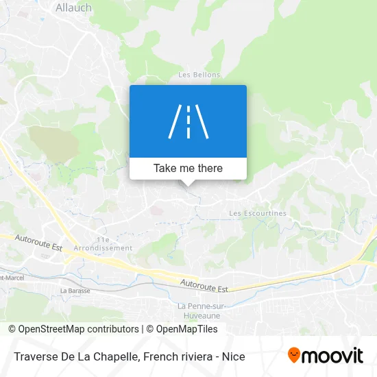 Traverse De La Chapelle map